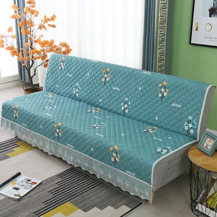 Anti-slip Armless Sofa Cover 1/2/3/4 Seater Sofa Protector Cover Foldable  Sofa Bed Cover Sofa Cushion Cover Sofa Seat Cover Waterproof Sofa Slips  Sofa