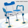 Ghế Tắm Đa Chức Năng Cao Cấp Cho Người Già,  Bô Tắm Người Bệnh Điều Chỉnh 6 Mức Chịu Tải 125kg. 