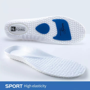 Yuoo 1Pair EVA Insoles Shoes Sole Shock Absorption Deodorant Breathable Cushion Running Insoles For Men Women Orthopedic Insoles