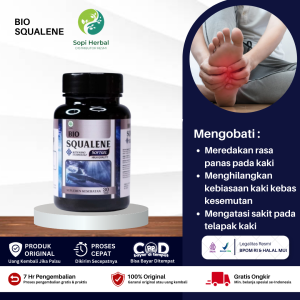 Obat Telapak Kaki Sakit Dan Panas Obat Sakit Kaki Kebas Kesemutan Telapak Kaki Obat Sakit Tumit Kaki - Bio Squalene