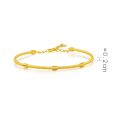 CHOW SANG SANG 周生生 999 24K Solid Gold Round Open Bangle Bracelet for Women 15cm 95623K Price-by-Weight Approx. 8.9g Gold. 