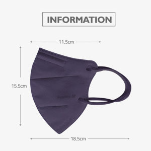 LYL 50PCS Mask 5D Duckbill Butterfly 5ply Protective Unobstructed Breathing White 5 Layers KF94 Mask Black 5D Mask Earloop Facemask Color 口罩mask