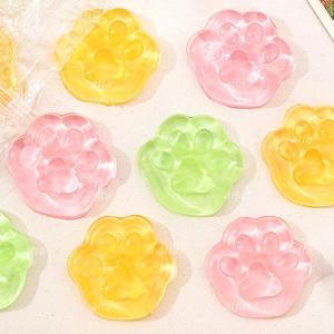 Kawaii Cat Paw Sticky Squeeze Toys Squishy Stress Relief Toys Kids Creative Jelly Cat Paw