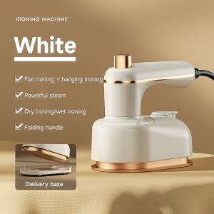 2in1 Steamer Iron Mini Portable Iron for Clothes Hanging Handheld Foldable Flat Iron Steamer