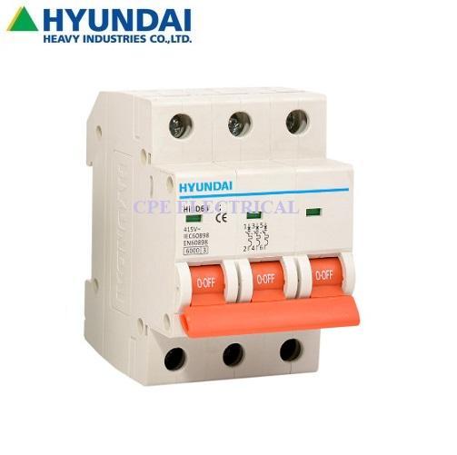 Hyundai Hibd63 6A 3 POLE MCB SIRIM | Lazada