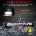 Car LED Light Bar 12" 22" 32" 42"INCH Putih/ Kuning 12D Super bright Lampu Ultra Slim Led Bar Light Combo Beam 4x4 Truck ATV Car Off Road Driving Straight Light Bar Brightness S. 