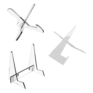 Stylish Acrylic Album Cover Stand Display Rack Turntables Accessory No Fuss Setup for Music Devotees and Home Decoration