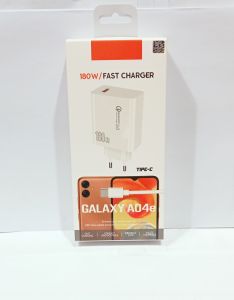 Charger SMSNG GALAXY A04e 180W Fast Charger Quick Charge 3.0 Support Fast Charging