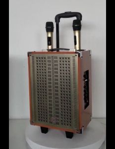 Loa kéo hqz Q8-2 100w  loa kéo di động bass 2 tấc - Tặng kèm 2  micro không dây