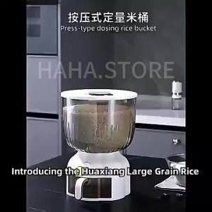 Rice Dispenser Storage Conner Insect-proof 10KG Rice Bucket Food Storage Large Capacity