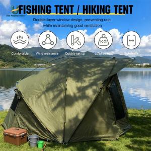 210D Oxford Fishing Tent Rainproof Bikepacking Tent Lightweight Tent for Camping Hiking Cycling [Ueb Flagship Store]