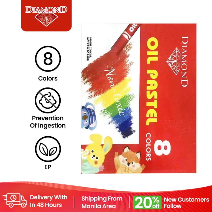 DIAMOND Oil Pastel Set,Professional Painting Soft Drawing Graffiti Art