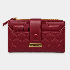 Hush Puppies Women Long Purse Wallet Quilted PU Leather HLA679962