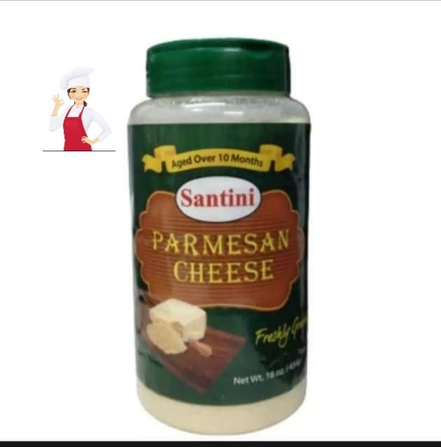 100 Parmesan Cheese 454g (Santini) National Distributor/Fast Delivery