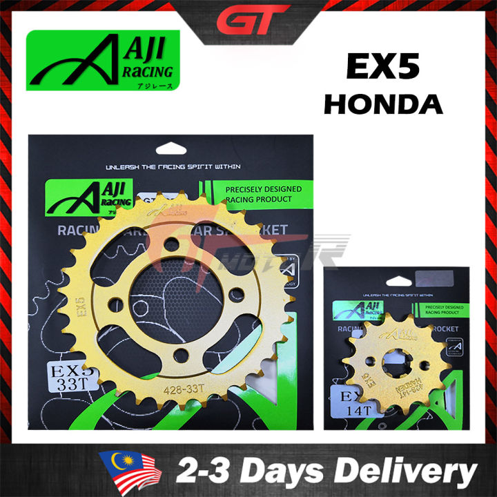 GTmotor AJI Racing Harden 428 Sprocket Honda EX5 Rear Front Sprocket 33T / 34T / 35T / 36T / 14T