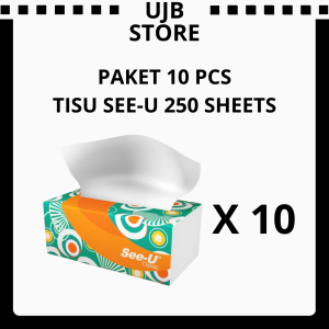 Tisu See-U Facial 250 sheets Tisue See-U Tisue Paket 10 Pcs