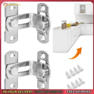 Winnereco 16Pcs Door Latch Bolt Stainless Steel Door Buckle Door Bolt Safety Door Lock for Barn Door Window Cabinet