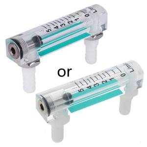 Professional Oxygen Air Flow Meter 0-5LPM 5L Flowmeter with Control for Valve for Oxygen Air Gas Flow Measuring Tool