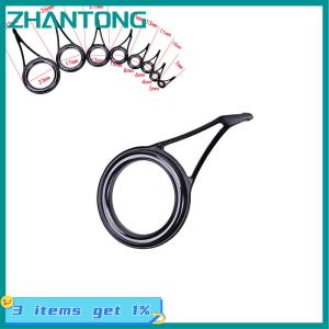 ZHANTONG 8pcs 8 Size Fishing Rod Guide Tip Top Ring Circle Pole Repair KitFishing