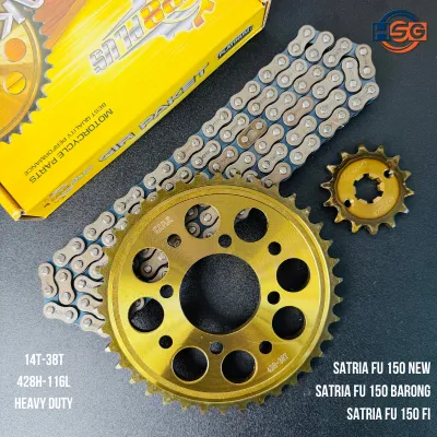 GEAR GIR SET GEAR GIR PAKET SATRIA FU 150 BARONG SATRIA FU 150 FACELIFT 38T