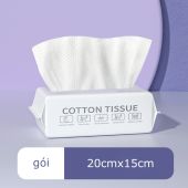 [HCM] 100 tờ Khăn mặt dùng 1 lần lau khô ướt giấy đa năng 100% cotton dạng tệp-TyHome