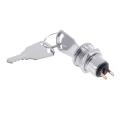 Metal Electronic Key ON OFF Lock Switch Phone Lock Security Power Switch with Key KS-01. 