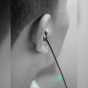 BONINE New V19 Bluetooth Headset Bone Conduction Ear Hanging Type Non-In-Ear Digital Display Business Sports Open Type