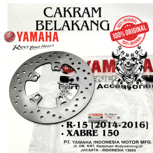 Cakram Belakang 1CK Motor Yamaha R15 Xabre 150 Cakram Rem Disc Piringan Kualitas asli original YGP