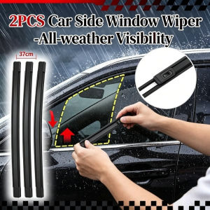 2PCS Universal Car Wiper Boneless Type & Original Silicone Strip Wiper Window Cleaning Tool