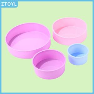 ZTOYL 1Pc Round Shape Mold Silicone Small Cake Baking Pan DIY Mousse Fondant Cylinder Mould For Pastry Dessert Jelly Kitchen Tool
