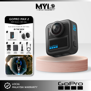 GoPro Max 2 - 360 Camera 8K30 360 Video | 29MP Photo | KeyFrames | Waterproof | VoiceControl | MotionFrame