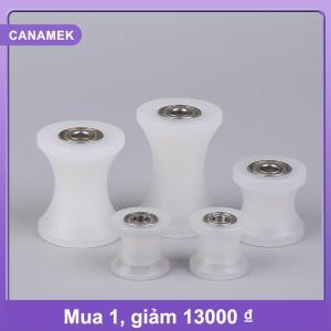 【CANAMEK】 1 cái Nylon U-rãnh mang Con lăn theo dõi bánh xe hướng dẫn con lăn hỗ trợ cửa Con lăn cửa sổ cửa trượt cơ khí ròng rọc