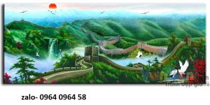 Mẫu tranh gạch 3d vạn lý trường thành - 4CVC