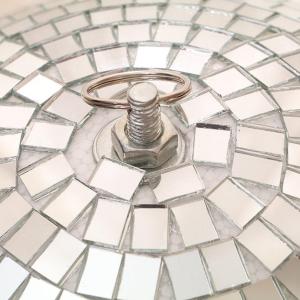 Disco Retro Mirror Ball 30cm 20cm Decor Lightweight – Ideal for Weddings Party Decorations Discos Dance Party DJ Consoles Banquet Venues and even for the Modern Home Decor!