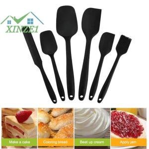 💖💓 6ชิ้น5ชิ้นชุดเครื่องมืออบในครัวแปรงน้ำมันซิลิโคนช้อนมีดพายเครื่องครัว bakewares