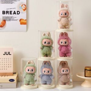 EHTYR Transparent Labubu Doll Storage Case Diy Hand-made Large Capacity LABUBU Display Box Dust Proof Doll Toy Clear Display Stand Studio