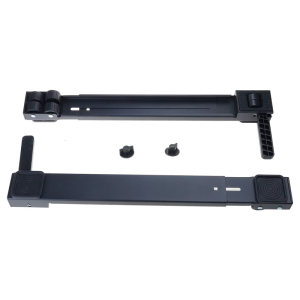 Metal Metal Rustless Device Casters Modifiable Height 50 81cm for Washer Dryer Refrigerator Strong Base White