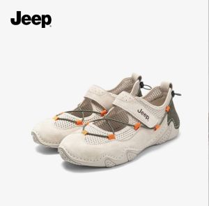 Jeep x The Spirit of Adventure Summer Womens Breathable Canvas Casual Mary Jane Shoes