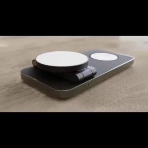 3 IN 1 Magnetic Foldable Wireless Charging Station Fast Charger Stand for iWatch iPhone 14-16 Series AirPods