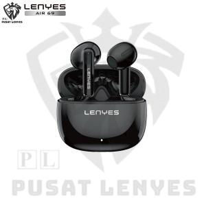 AIR69 - Handsfree Bluetooth LENYES AIR-69 TWS Wireless Earphone Bluetooth 5.4 Headset Smart Touch Hifi Stereo Earbuds