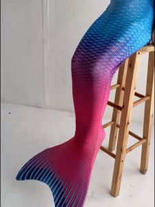 2 Bộ Đồ Bơi Nhiều Màu Cho Bé Gái Bộ Chi Tiết Polyester Áo Tắm Đuôi Cá 3-12 Tuổi