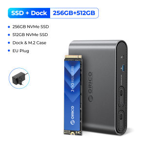 Orico M.2 NVME SATA Data Storage Full Function Type C Dual Protocal Desktop Storage Dock station USB Hub Support Windows 3 Monitor Display