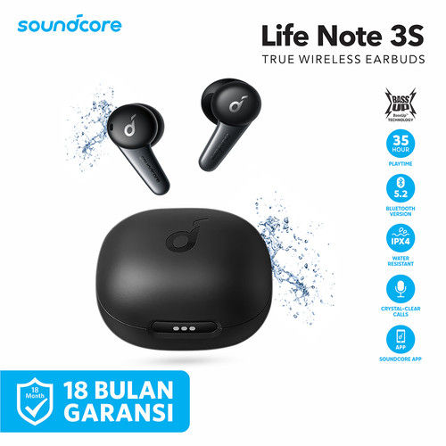 Headset Bluetooth Anker Soundcore Life Note 3s A3945Z11 BLACK