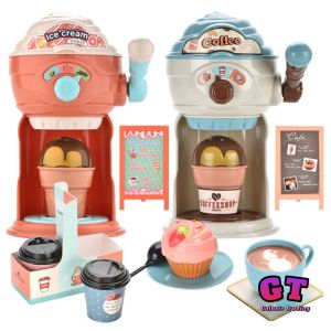 GT Kids Ice Cream Coffee Machine Toys Bakery Store Dessert Hi Tea Pretend Play Gift Present