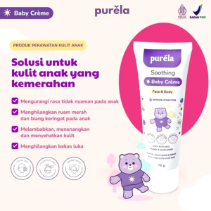 PURELA Combo Calming Kit Shooting Baby Creme dan Calming Baby Cream Perawatan Kulit Baby and Kids