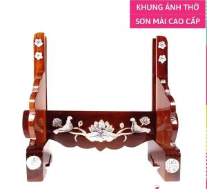 Khung gỗ tăng giảm cẩn đặt khung hình thờ giá đỡ khung hình thờ - Nhiều cỡ hàng đẹp