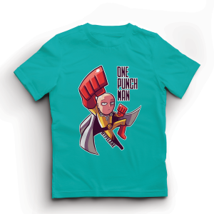 Baju Kaos Distro Anak Laki Laki Karakter Anime Saitama Lucu Import Usia 1 - 10 Tahun - Hypelane -DTF