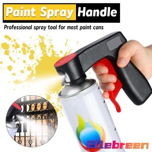 Ellebreen Universal Reusable Plastic Portable Spray Paint Handle for Car/Wheel/Wall DIY Painting Assistance