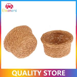 [Eleanor] 1Pc 1:12 Dollhouse Miniature Storage Basket Vegetable Food Frame Laundry Basket Home Model Decor Toy Doll House Accessories