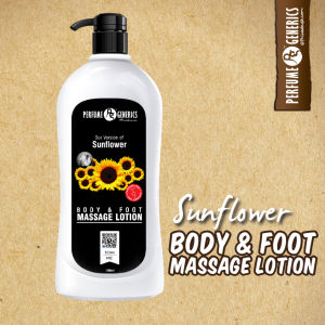 PG PERFUME GENERICS BODY & FOOT MASSAGE LOTION BUNGA MATAHARI 1000ml | HALAL |